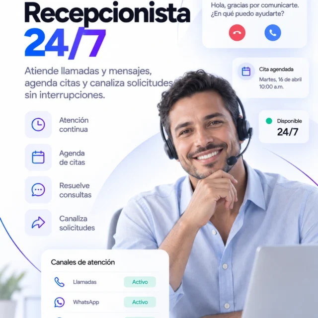 agente de ia para recepcion de llamadas