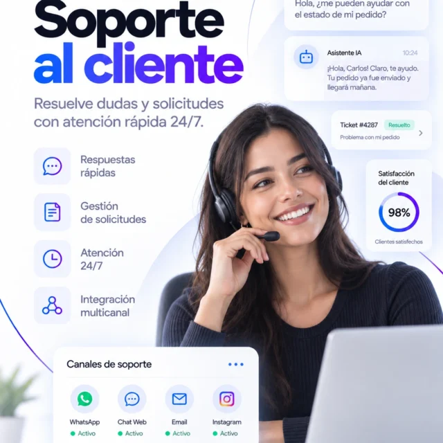 Agente de soporte al cliente